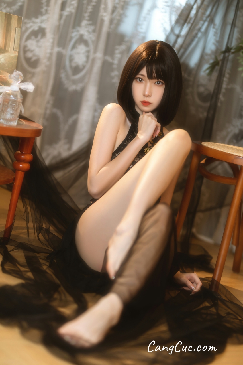 Coser@许岚LAN – 纯欲黑纱